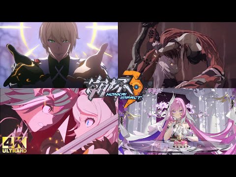 Видео: [4K] Honkai Impact 3rd - Full Movie (Все ролики 2016-2022)