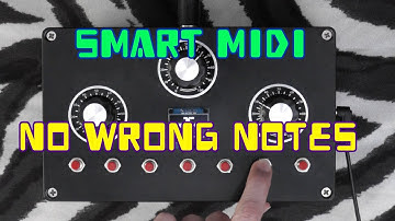 DIY Arduino Smart MIDI Controller - Never Play a Wrong Note