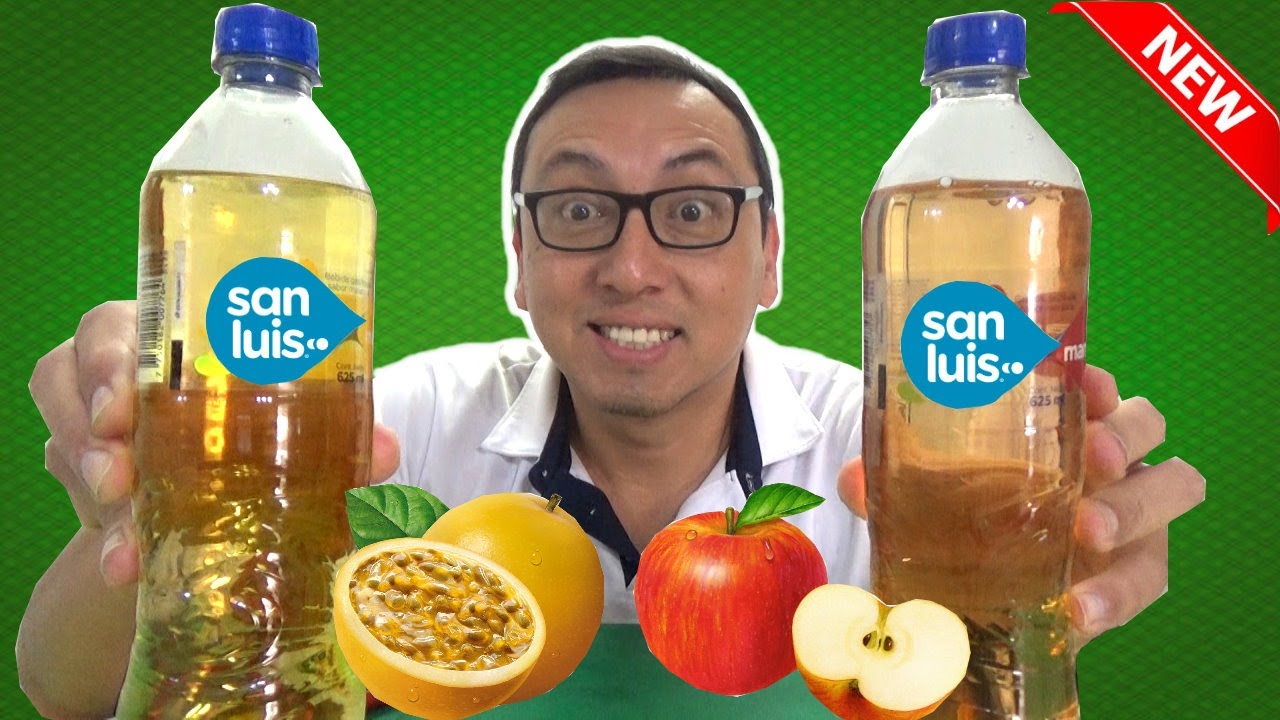 NUEVA AGUA "SAN LUIS" de MARACUYA y MANZANA ! YouTube