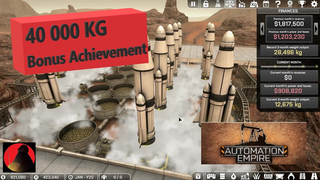 AUTOMATION EMPIRE TUTORIAL BONUS ACHIEVEMENT - YouTube