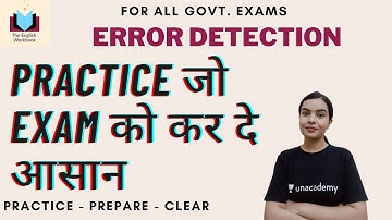 Error Detection Rapid Fire | Practice with Timer | Niharika John Mehra