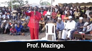 `Prof. Mazinge, Maswali yasio Jibika kwa wakisto,