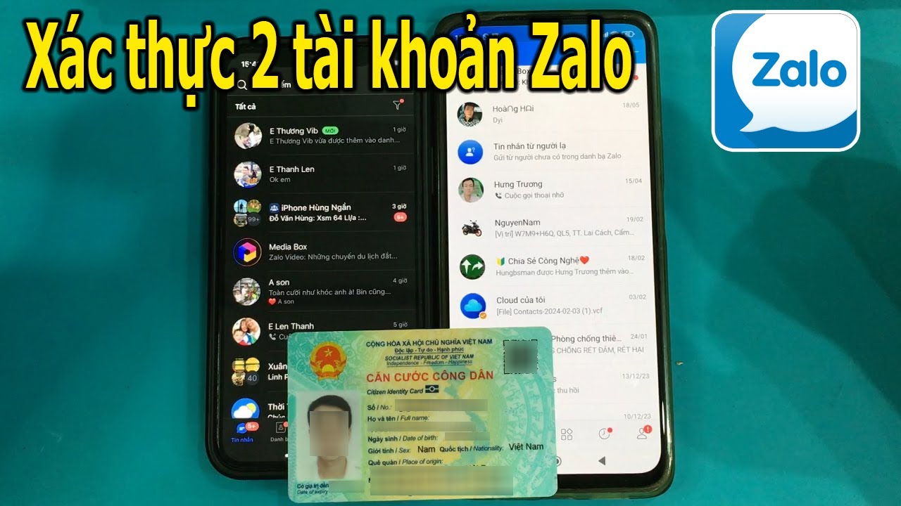đánh bài sâm lốc online Thử xác thực 2 tài khoản Zalo bằng 1 căn cước công dân