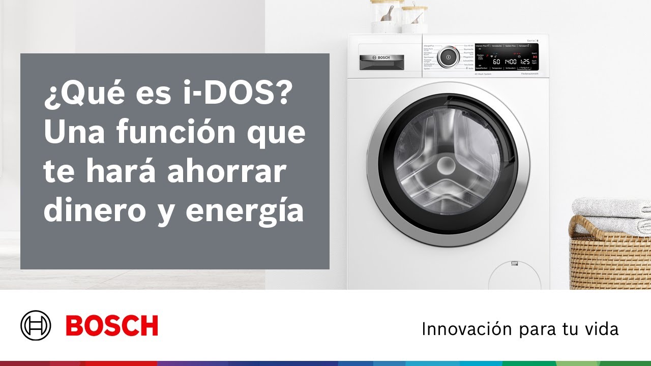 Cómo usar el sistema de dosificación inteligente de las lavadoras i-DOS 💦