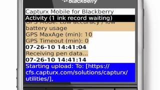 7.Capturx Mobile for BlackBerry - Forms