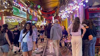 Download Lagu Vietnam Nightlife 2025 | Explore Hanoi Vibrant Train Street Scene after dark MP3