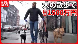 【アメリカ】“犬の散歩”で驚きの報酬　1日5時間で年収1500万円