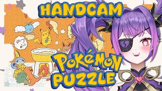 【Pokemon Puzzle Handcam】 Opening a package from IMMY BISOU & doing a physical puzzle! 【VAllure】