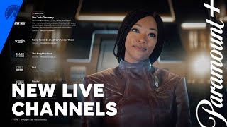 Paramount+ Presents Live Channels