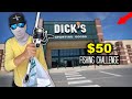 $50 Dick's Sporting Goods Fishing Challenge!! (Surprising!) v2