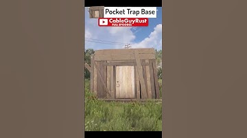 Rust Shelter / New Update / Trap Base #cableguyrust #rust #gaming #rustclips #rustgame #rustupdate