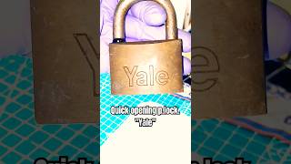 How to pick lock. How to open p.lock"YALE". #lockpick #lockpicking #picking #locksport