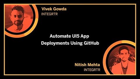 Automate UI5 app deployments using GitHub
