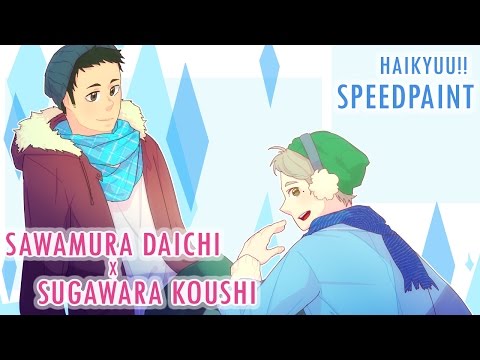 [SPEEDPAINT] Haikyuu | | DaiSuga
