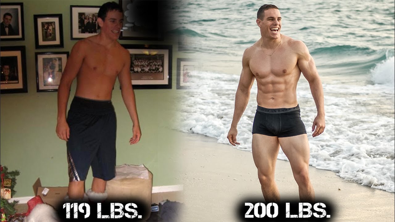 7 Year Workout TRANSFORMATION 118 lbs. to 200 lbs. 
