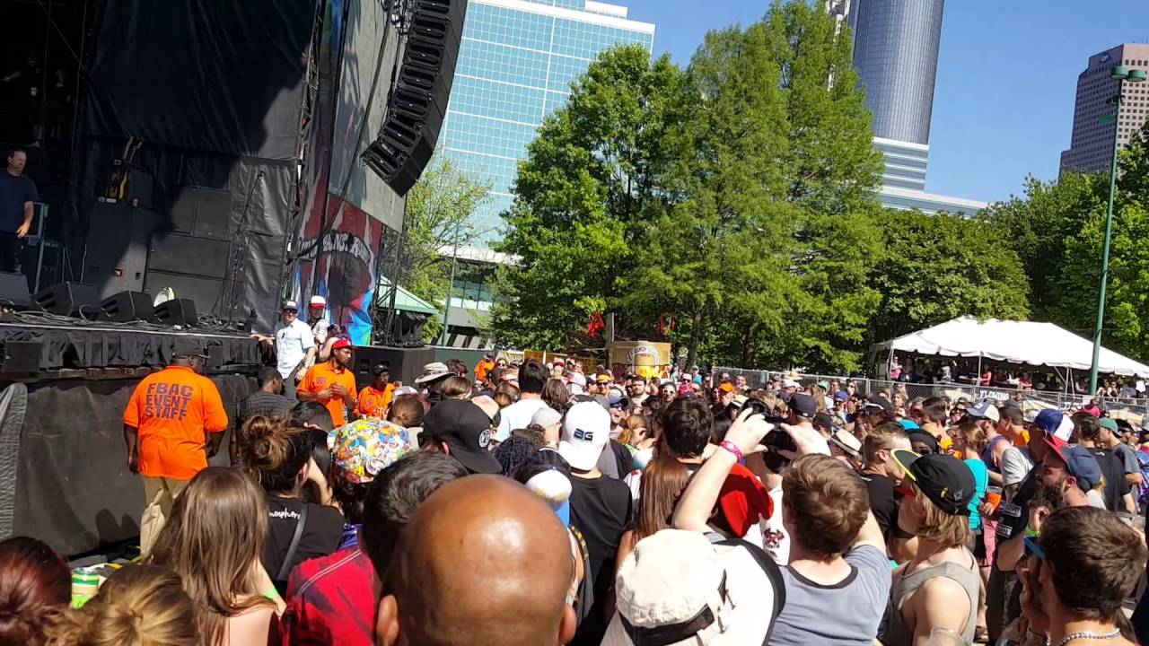 stage Dives during Atmosphere 420 fest Atlanta YouTube