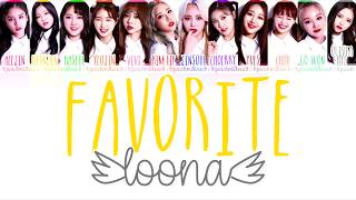 Loona - Favorite Hanromeng Color Coded Lyrics