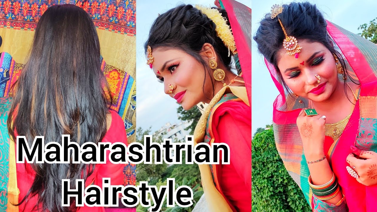 ब्राम्हणी style खोपा hairstyle | by Sapana W. | Marathi Video - YouTube