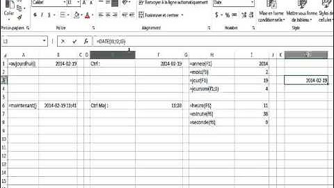 Les fonctions dates dans Microsoft Excel