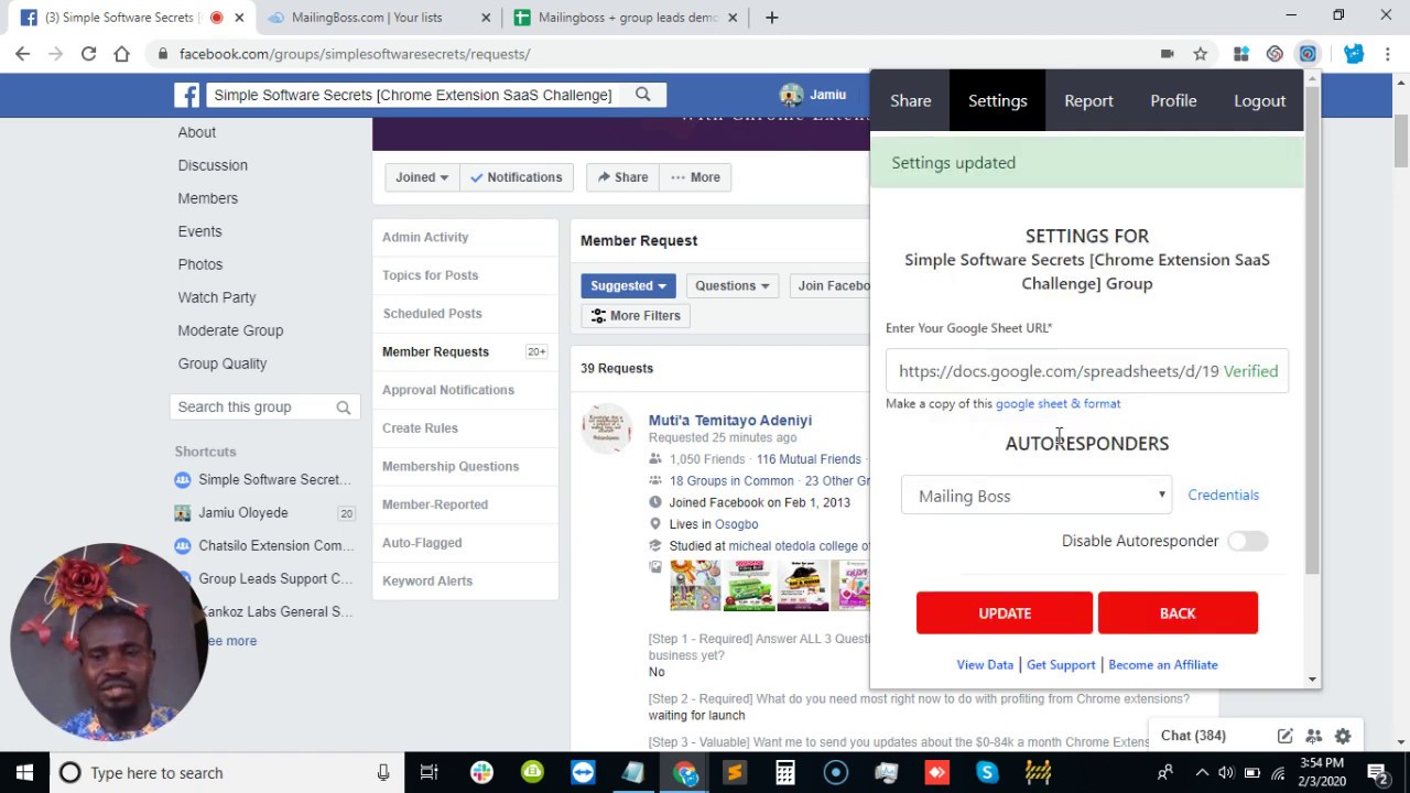 How to Integrate Group Leads With Mailingboss