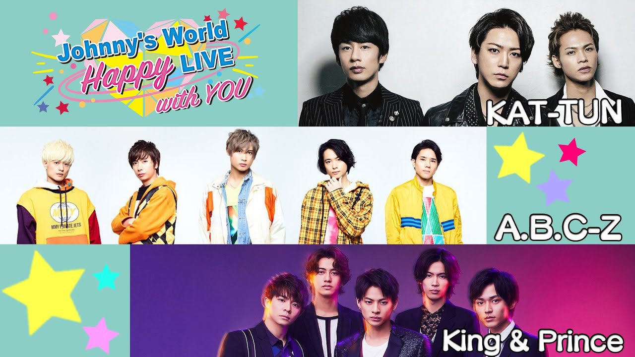 March 30, 2020 8pm (KAT-TUN / ABC-Z / King & Prince)