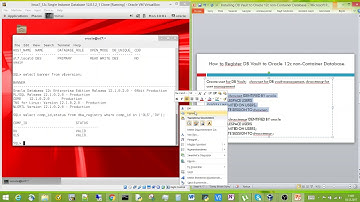 Registering Oracle Database Vault  to Oracle 12c non-container database