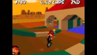 Dirt Trax FX Game Sample - SNES/SFC