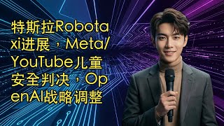 【JOY科技新闻】特斯拉Robotaxi进展,Meta/YouTube儿童安全判决,OpenAI战略调整