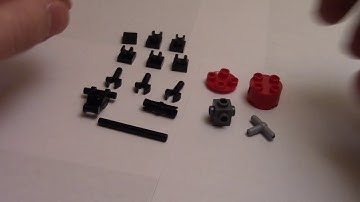 LEGO Team Fortress 2 Level 1 Sentry Gun (tutorial)