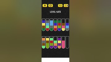water sort puzzle level 4073
