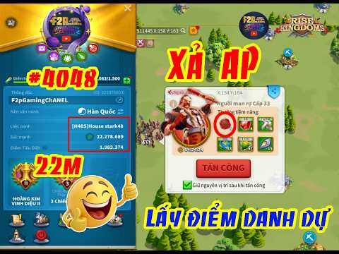 🔴[Rise of Kingdom] KVK 1 Kingdom #4048 | Đánh Nghi lễ Karuak nào AE !! #riseofkingdoms #gaming