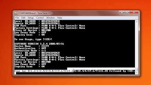 HPS-120 Radio Modem Configuration