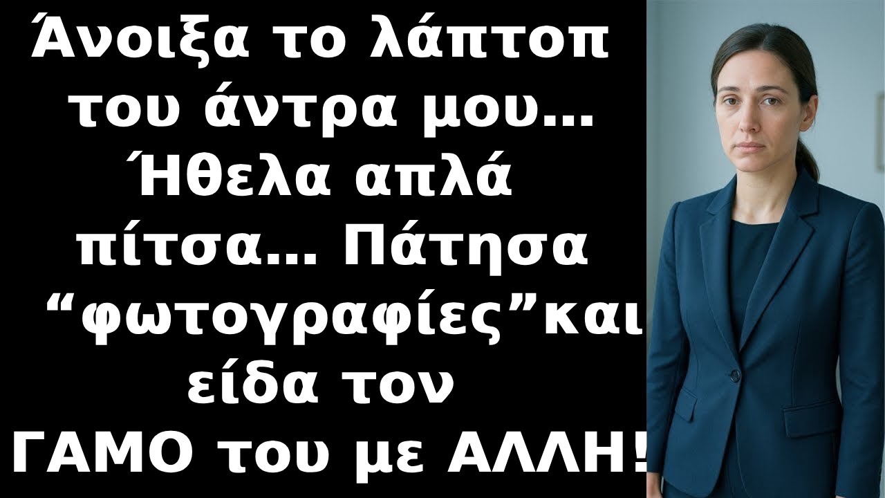 Άνοιξα το λάπτοπ του συζύγου μου για να παραγγείλω πίτσα,βρήκα φωτογραφίες από τον γάμο του με άλλη!