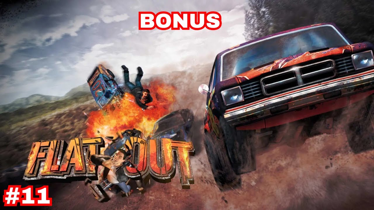FlatOut 1 #11(BONUS PARTE 2 CIRCUITOS DIFERENCIADOS SO BAGACEIRA🔥🔥💣)GAMEPLAY HD
