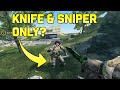 Knife and Sniper ONLY in Warzone