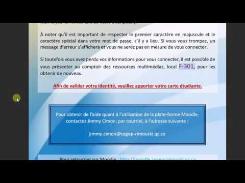 Moodle pour tous -  Se connecter à Moodle