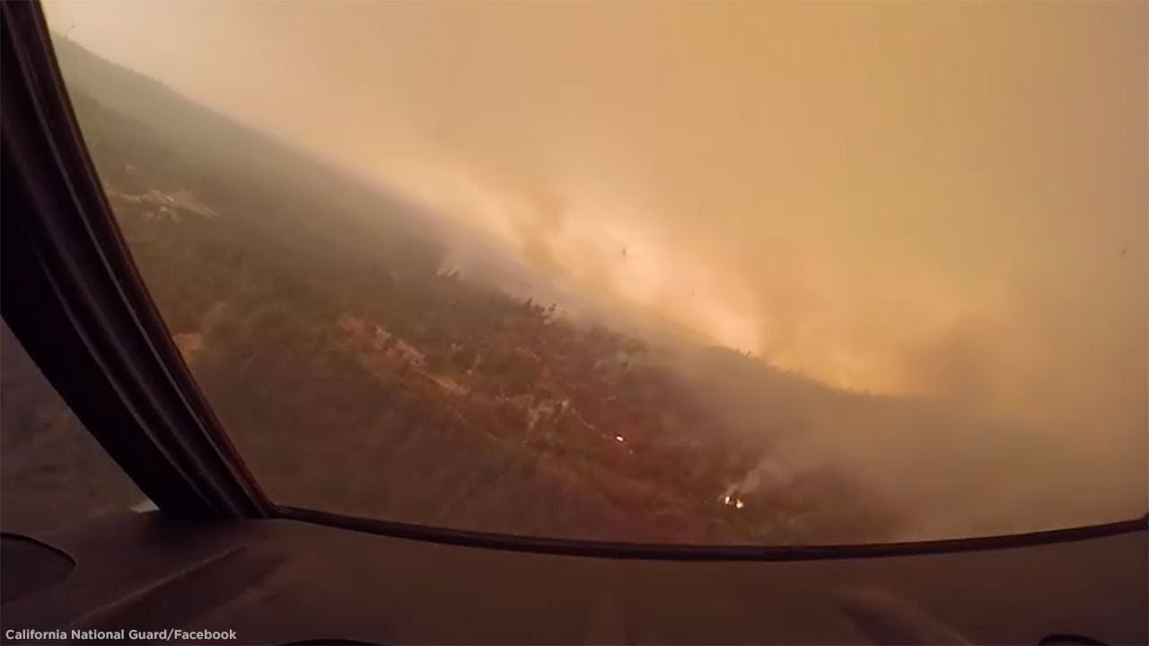 carr fire evacuations Carr Fire: What it's like to fly over massive blaze