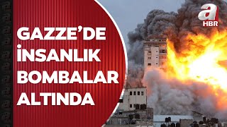 İsrail Gazze'de sivil yerleşim yerlerini hedef aldı! Çok sayıda ölü var | A Haber