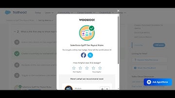 Salesforce Spiff Tier Payout Rules in Trailhead Salesforce 2025!
