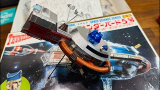 ⑩サンダーバード5号&3号電動プラモデル今日こそ動かすぞ アオシマ