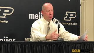 National Signing Day: Purdue coach Jeff Brohm