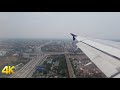 Bangkok Suvarnabhumi Airport Landing 4k 60fps