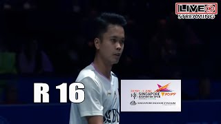 🔴LIVE - Anthony Sinisuka Ginting (INA) vs Leong Jun Hao (MAS) Singapore Open 2024