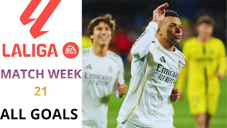 FULL GOALS MATCHDAY 21 LALIGA 2025/26