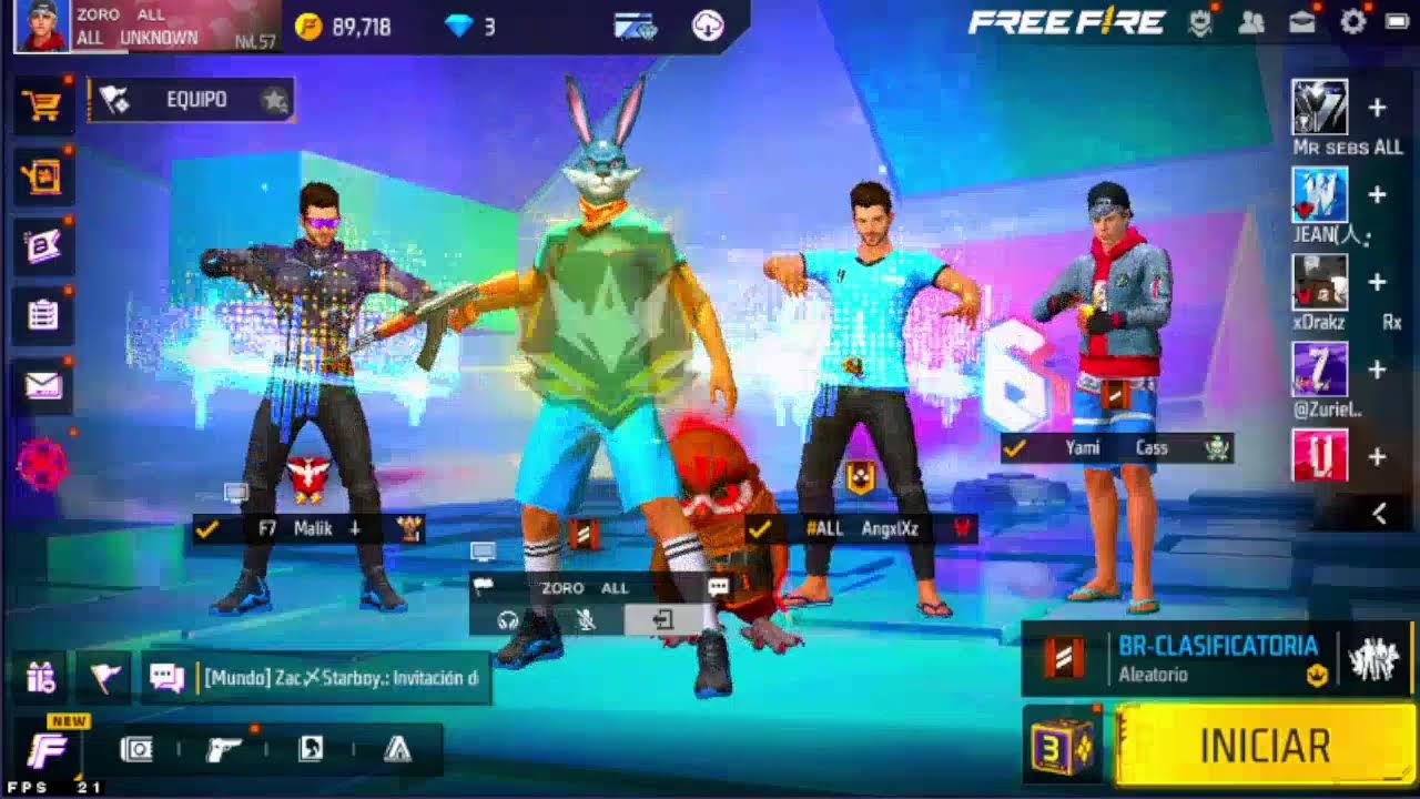 Free fire en vivo región eeuu 🔥 / Directo de free fire salas privadas / FULL COMPE YouTube