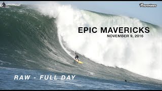 EPIC MAVERICKS [RAW]  NOVEMBER 9th, 2016  ALLSTARS CHARGE⚡BEN wins $50K #surf #epic #mavericks