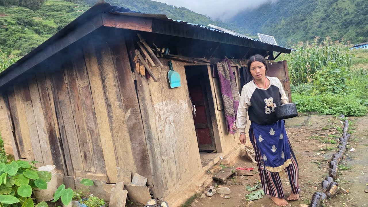 Most Very Beautiful, Relaxing village Life Nepal || Rain Season Nepali Village Life ||