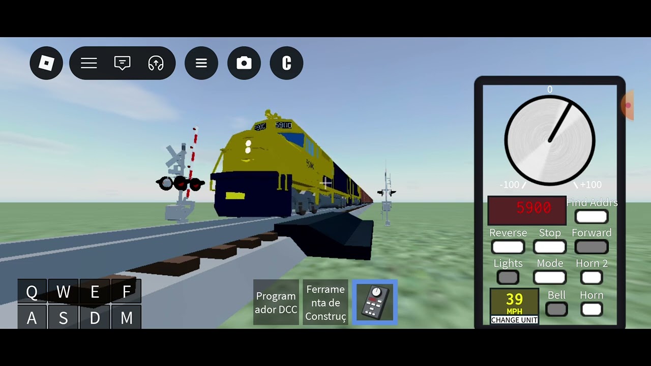 (ROBLOX RO-SCALE SANDBOX) Train ATSF F451 