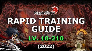 MapleStory Rapid Training Guide Level 10 - 210
