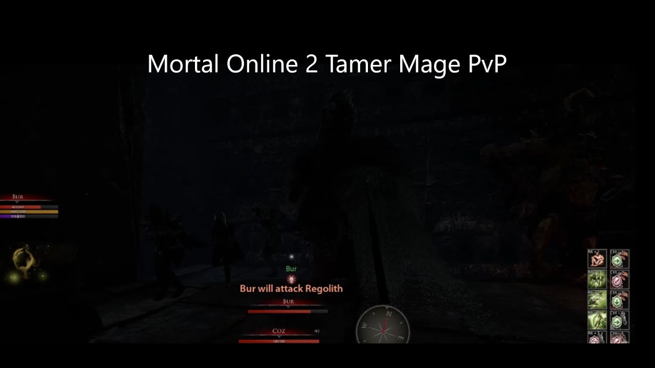 Mortal Online 2, Tamer Mage PvP, Sator Dungeon, Terror Bird. YouTube